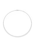 Clara Collar in 18k White Gold with White Diamonds — Melissa Kaye