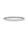 Clara Cuff Large in 18k Blackened Gold with White Diamonds — Melissa Kaye