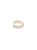 Clara Earcuff Small in 18k Yellow Gold with White Diamonds — Melissa Kaye