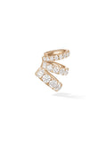 Clara Earcuff Triple in 18k Pink Gold with White Diamonds — Melissa Kaye