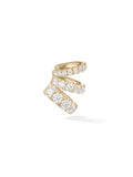 Clara Earcuff Triple in 18k Yellow Gold with White Diamonds — Melissa Kaye