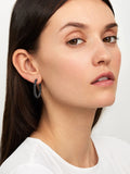 CLARA HOOP Large (Black Diamond)