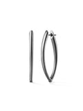 Cristina Earring Medium in 18k Blackened Gold — Melissa Kaye