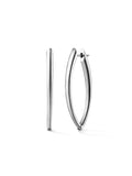Cristina Earring Medium in 18k White Gold — Melissa Kaye
