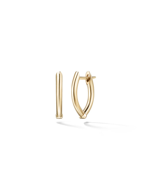 Cristina Earring Small in 18k Yellow Gold — Melissa Kaye