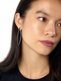 CRISTINA EARRING XL (Black and White Diamond)