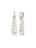 Daphne Joy Earring Large in 18k Yellow Gold with White Diamonds — Melissa Kaye