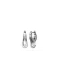 Daphne Earring Small in 18k Blackened Gold with White Diamonds — Melissa Kaye