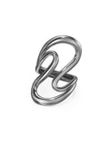 Hannah Large Ring in 18k Blackened Gold — Melissa Kaye