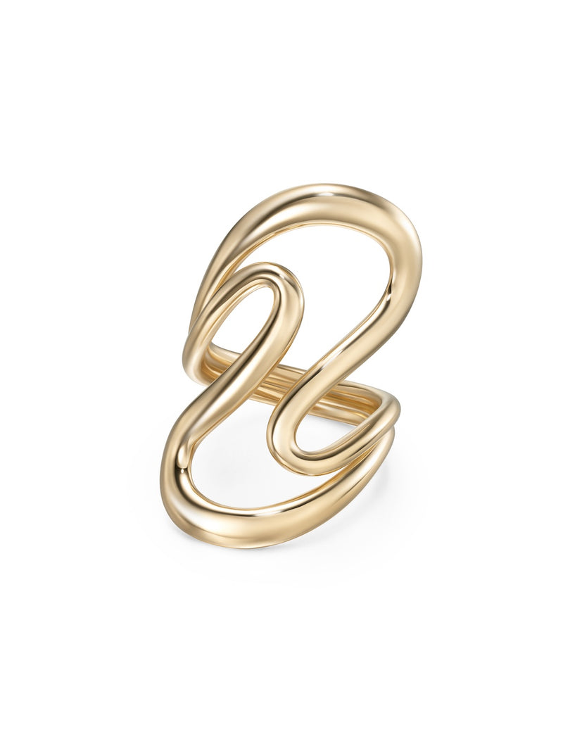 Hannah Large Ring in 18k Yellow Gold — Melissa Kaye