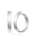 Honey Hoop Large in 18k White Gold — Melissa Kaye