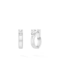 Honey Hoop Small in 18k White Gold — Melissa Kaye