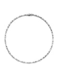 Honey Linked Necklace Small in 18k Blackened Gold with White Diamonds — Melissa Kaye