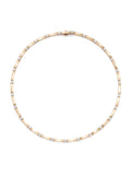 Honey Linked Necklace Small in 18k Pink Gold with White Diamonds — Melissa Kaye