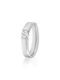 Honey Ring in 18k White Gold with White Diamonds — Melissa Kaye