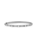 Honey Station Cuff in 18k Blackened Gold with White Diamonds — Melissa Kaye