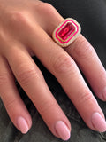 LENOX BUBBLE RING (Pink Spinel)