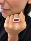 LENOX BUBBLE RING (Ruby)