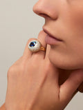 LENOX BUBBLE RING (Blue Sapphire)