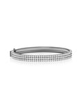 Lenox Cuff Triple in 18k Blackened Gold with White Diamonds — Melissa Kaye