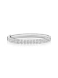 Lenox Cuff Triple in 18k White Gold with White Diamonds — Melissa Kaye