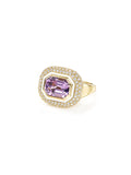LENOX BUBBLE RING (Lavender Spinel)