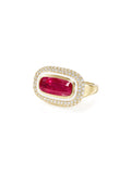 LENOX BUBBLE RING (Ruby)