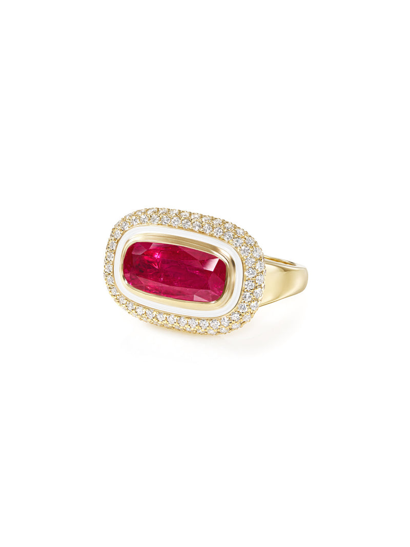 LENOX BUBBLE RING (Ruby)