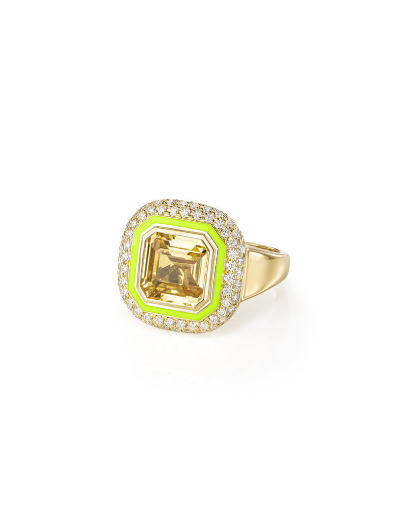LENOX BUBBLE RING (Yellow Sapphire)