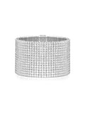 Lenox Tennis Bracelet Fifteen Row in 18k White Gold with White Diamonds — Melissa Kaye