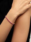 LENOX TENNIS BRACELET MEDIUM (Pink Sapphire)