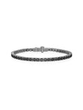 Lenox Tennis Bracelet in 18k Blackened Gold with Black Diamonds — Melissa Kaye
