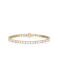 Lenox Tennis Bracelet Medium in 18k Yellow Gold with White Diamonds — Melissa Kaye