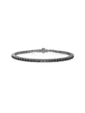 Lenox Tennis Bracelet in 18k Blackened Gold with Black Diamonds — Melissa Kaye