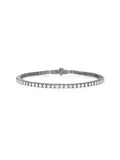 Lenox Tennis Bracelet in 18k Blackened Gold with White Diamonds — Melissa Kaye