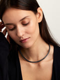 LENOX TENNIS NECKLACE DOUBLE (Black Diamond)