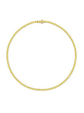 Lenox Tennis Necklace Medium in 18k Yellow Gold with Yellow Sapphires — Melissa Kaye