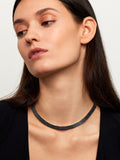LENOX TENNIS NECKLACE TRIPLE (Black Diamond)