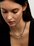 LENOX TENNIS NECKLACE (Black Diamond)