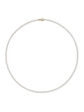 Lenox Tennis Necklace in 18k Yellow Gold with White Diamonds — Melissa Kaye
