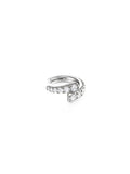 Lola Earcuff in 18k White Gold with White Diamonds — Melissa Kaye