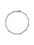 Lola Linked Bracelet in 18k White Gold with White Diamonds — Melissa Kaye