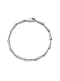 Lola Linked Bracelet in 18k White Gold with White Diamonds — Melissa Kaye