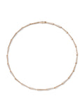 Lola Linked Necklace in 18k Pink Gold with White Diamonds — Melissa Kaye