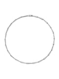 Lola Linked Necklace in 18k White Gold with White Diamonds — Melissa Kaye