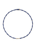 Lola Linked Necklace in 18k Yellow Gold with Navy Enamel and White Diamonds — Melissa Kaye