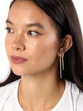 LOLA NEEDLE EARRING Large (Gold)