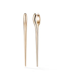 Lola Needle Earring Large in 18k Pink Gold — Melissa Kaye