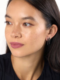 LOLA NEEDLE EARRING Mini (Black Diamond)