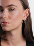 LOLA NEEDLE EARRING Mini (Partial Diamond)